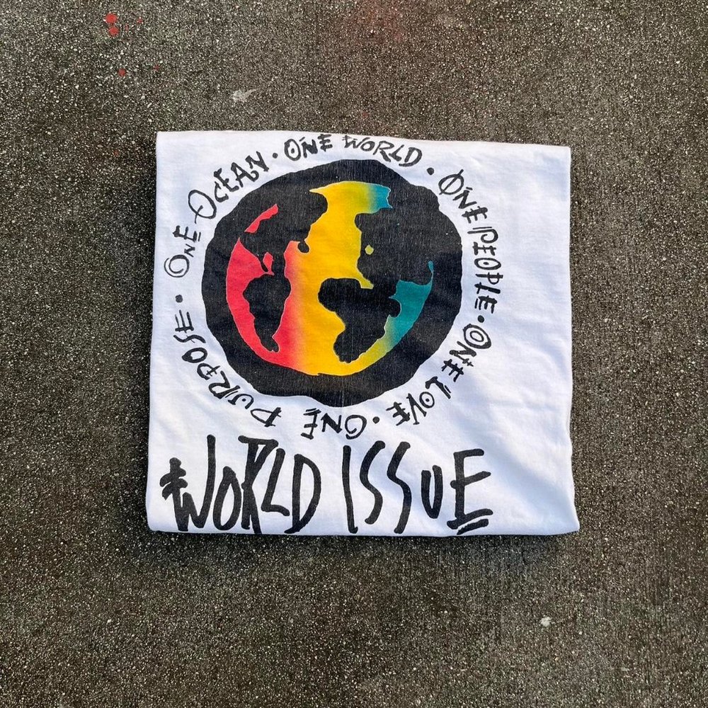 Rare Vintage 90s “World Issue” Keith Harrington Shirt